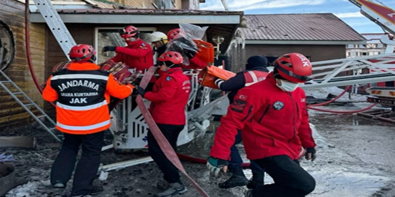 Jandarma'dan Kartalkaya'daki otel yangını açıklaması