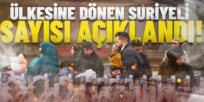 BM: 850 bin Suriyeli mülteci ülkelerine geri döndü
