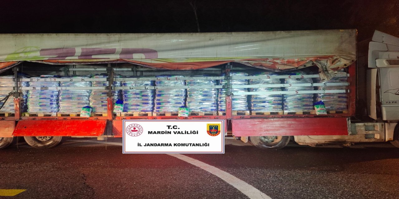 Mardin’de 25 ton sahte toz deterjan ele geçirildi