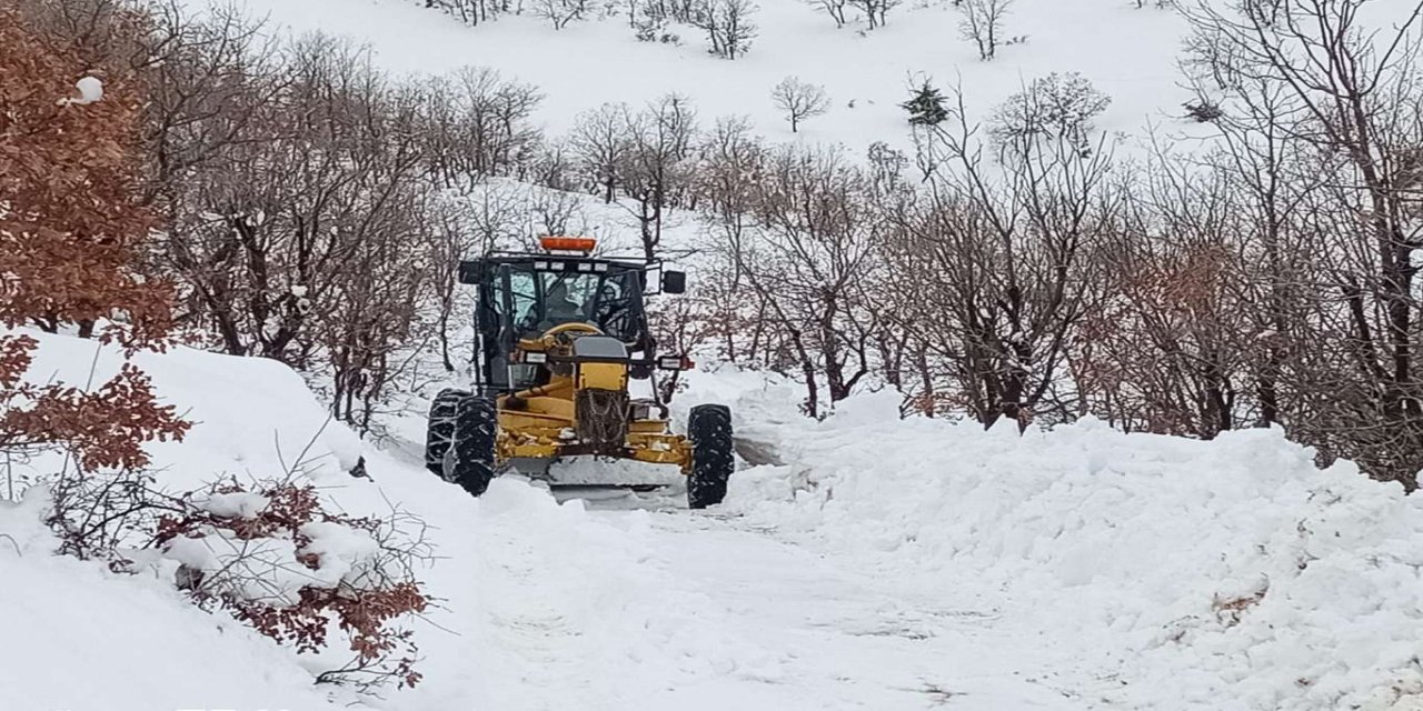 Adıyaman'da kar nedeniyle 79 köy yolu kapandı