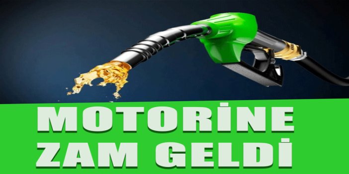 Motorine gelen 2,11 liralık zam tabelalara yansıdı