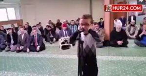 Küçük Çocuk Öyle Güzel Ezan Okuyor ki