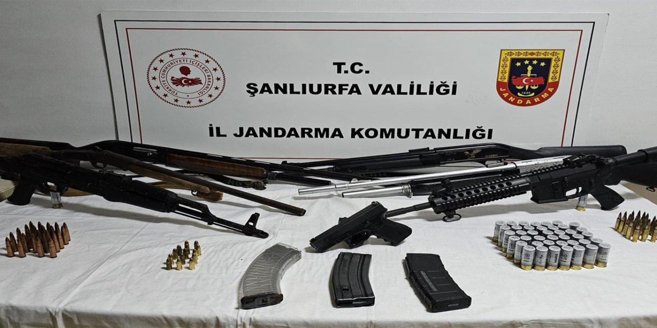 Şanlıurfa’da ruhsatsız silah operasyonu