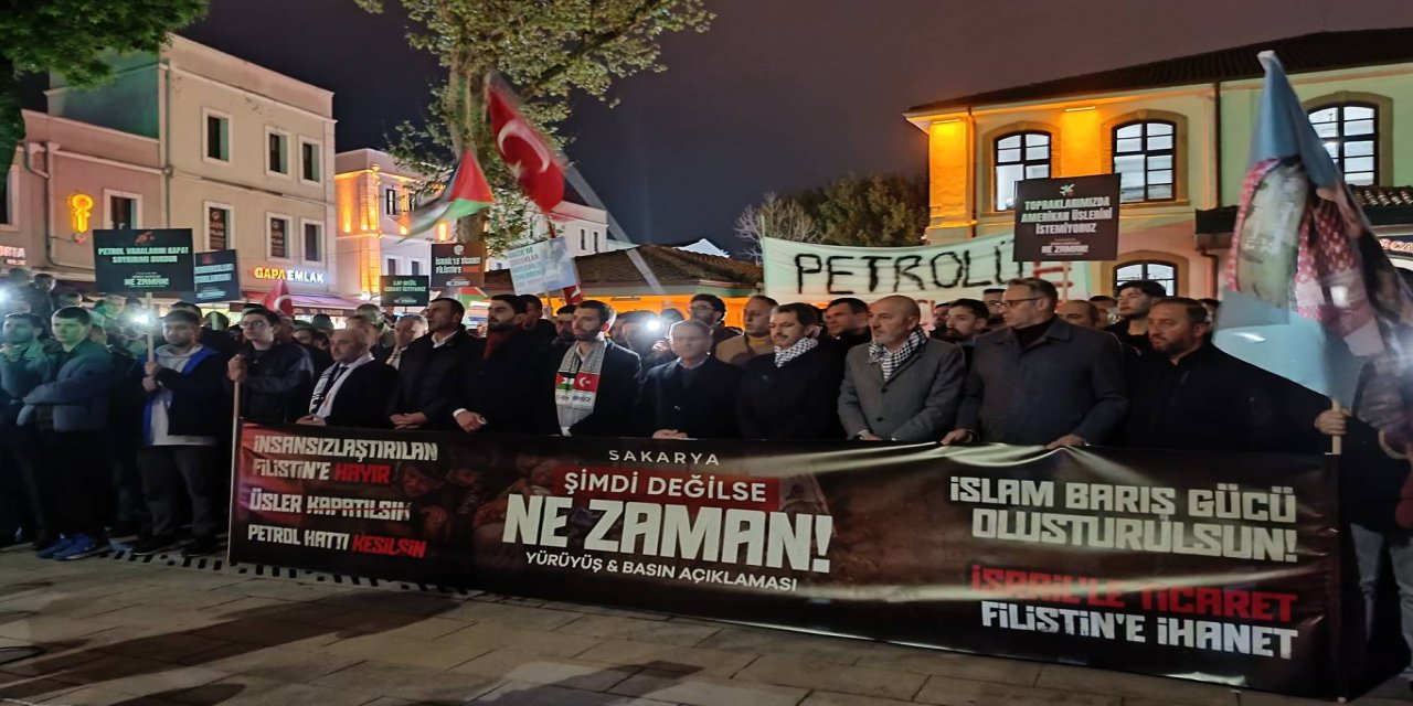 Sakarya'da Gazze için çağrı: İslam ülkeleri arasında askeri ittifak kurulmalıdır