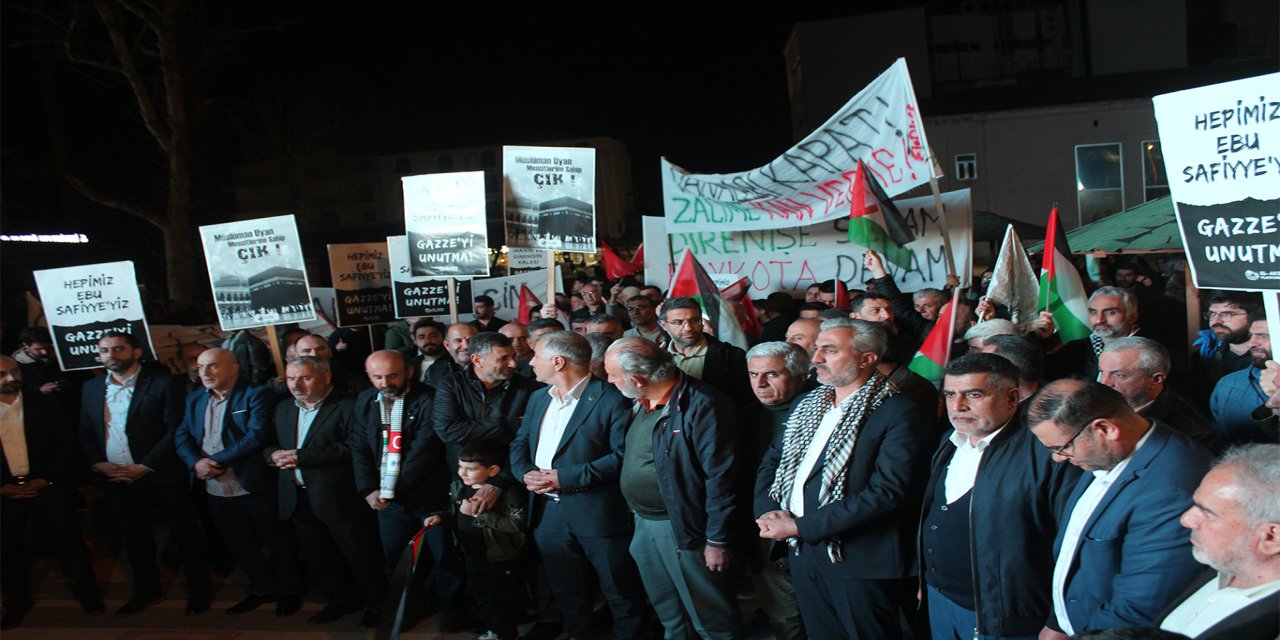 Elazığ 'da Gazze protestosu: "Çifte vatandaş soykırımcılar cezalandırılmalı"