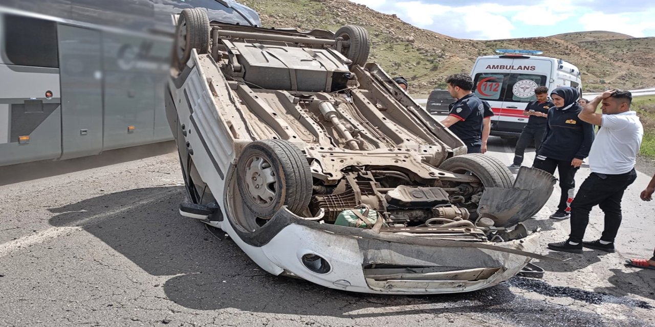 Şırnak'ta ticari araç takla attı: 1 yaralı