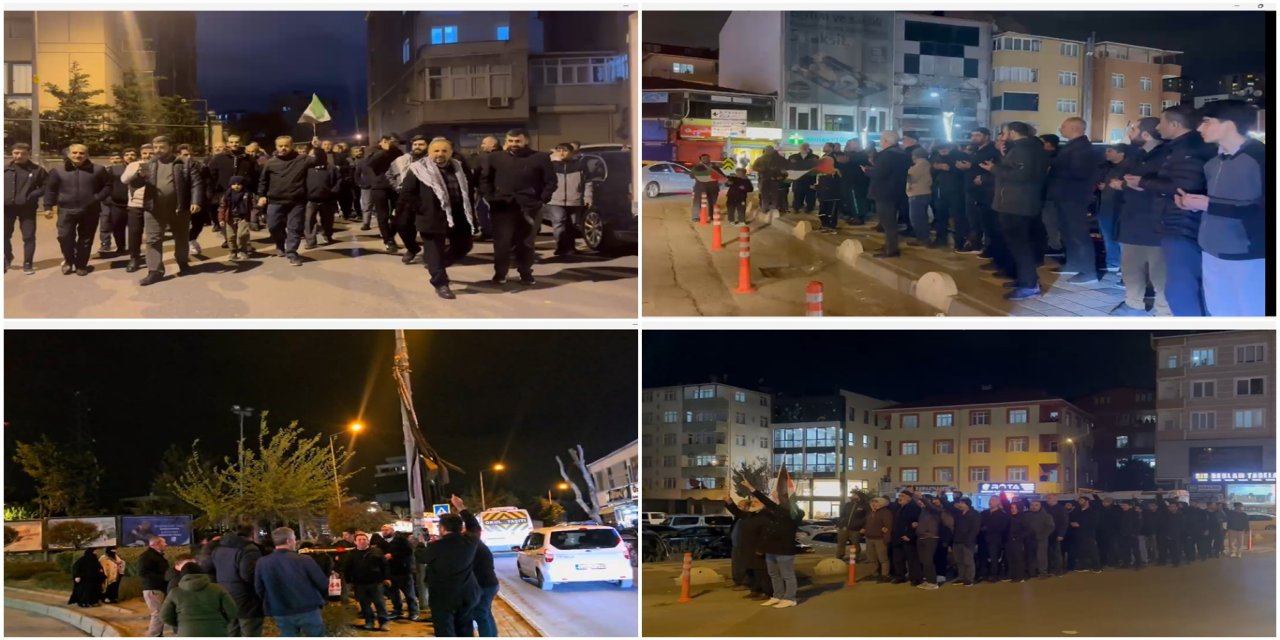 İstanbul'un dört bir yanı tekbir ve salavatlarla inledi