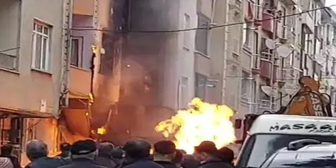 Avcılar'da doğal gaz patlaması