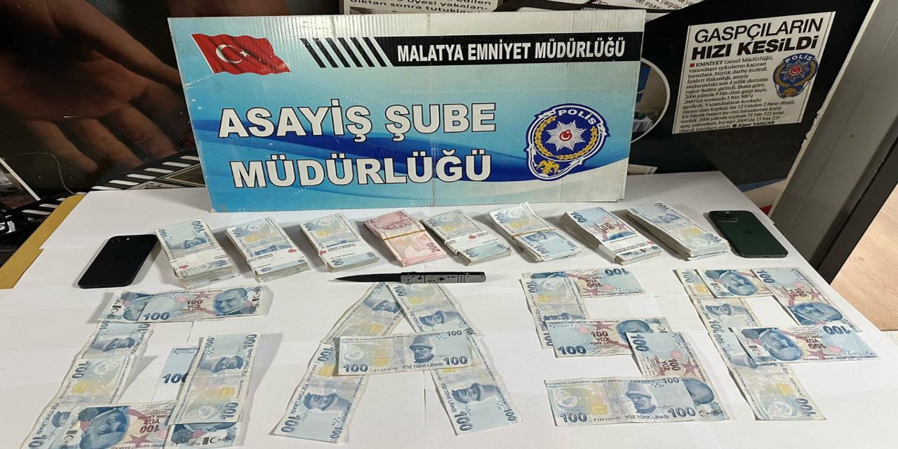 Malatya'da nitelikli yağma ve kasten yaralama suçundan 3 tutuklama