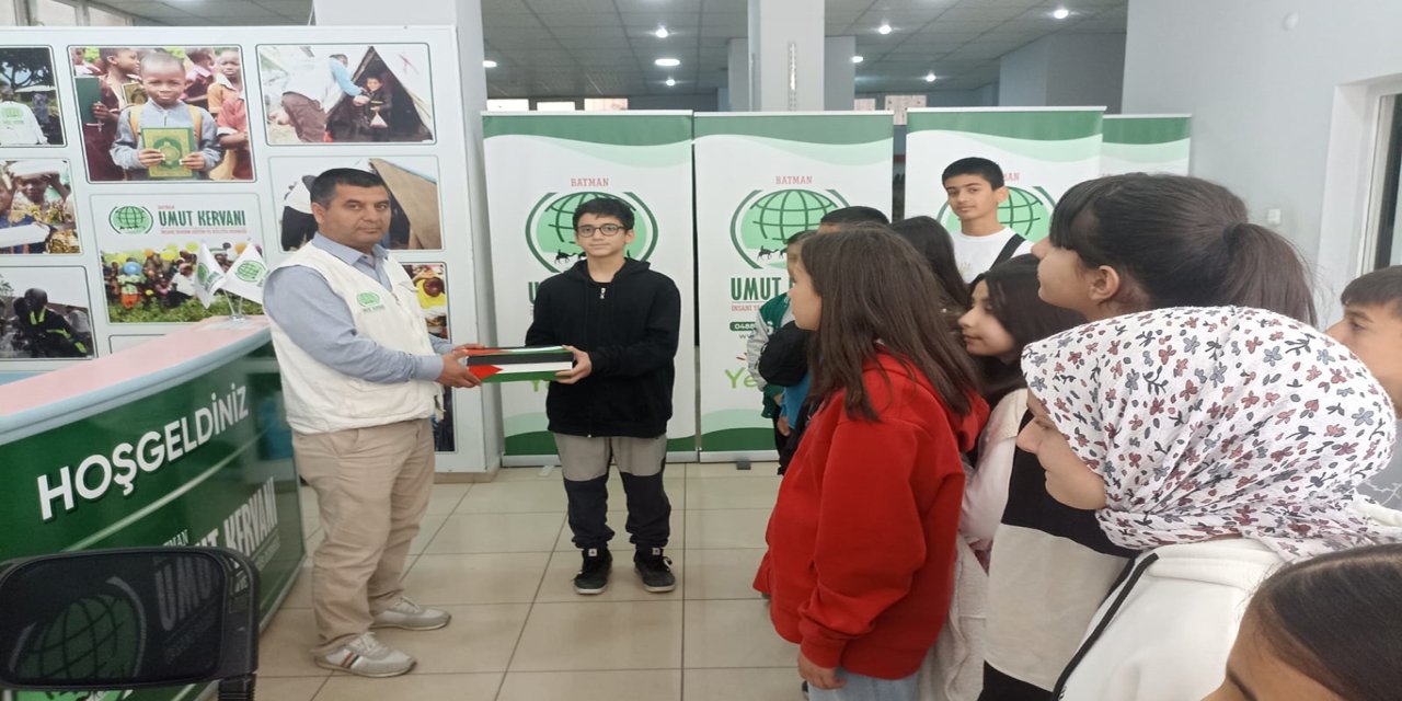 Öğrencilerden Gazze'ye anlamlı destek