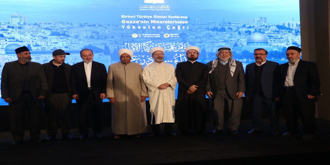 Birinci Türkiye Âlimler Konferansı sonuç bildirgesinde Gazze'ye destek çağrısı