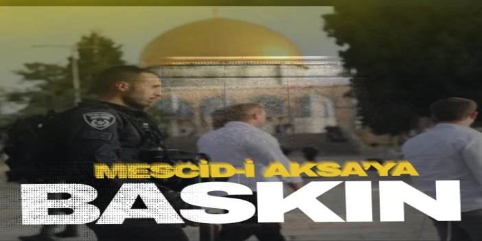 İşgalci yerleşimciler Aksa'ya baskın düzenledi