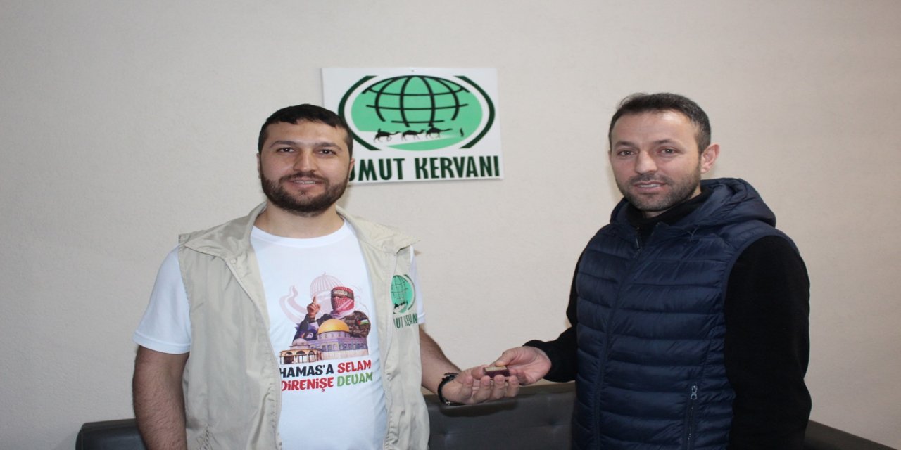 Türkiye birincisi oldu, aldığı hediyeyi Filistin'e bağışladı