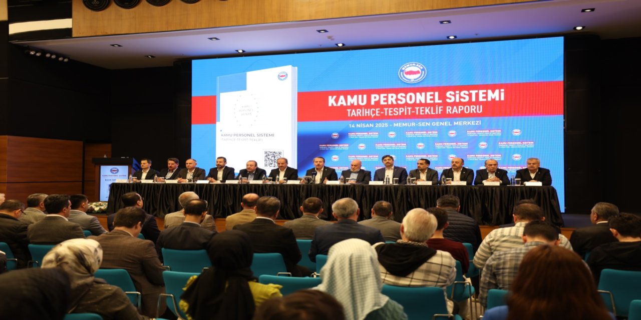 Memur-Sen'den "Kamu Personel Sistemi: Tarihçe-Tespit-Teklif" raporu