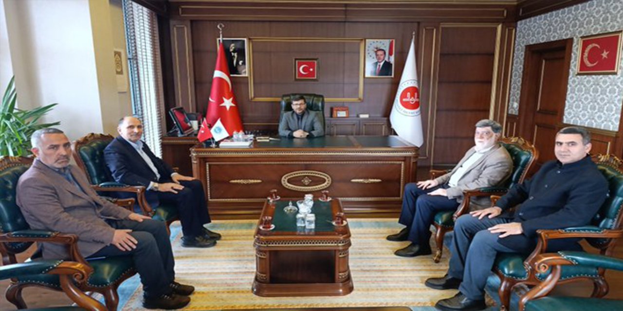 HÜDA PAR İl Başkanlığı'ndan yeni müftüye "hayırlı olsun" ziyareti