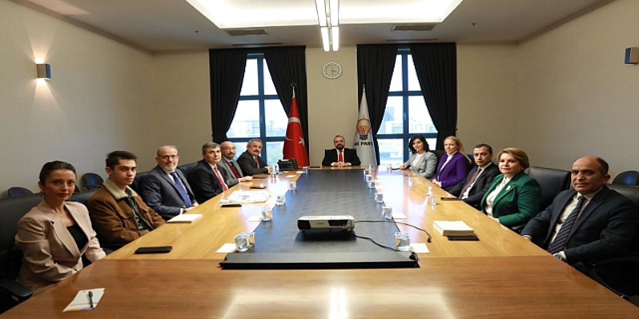 Türkiye Basın Federasyonu'ndan AK Parti Genel Başkan Yardımcısı Faruk Acar'a ziyaret