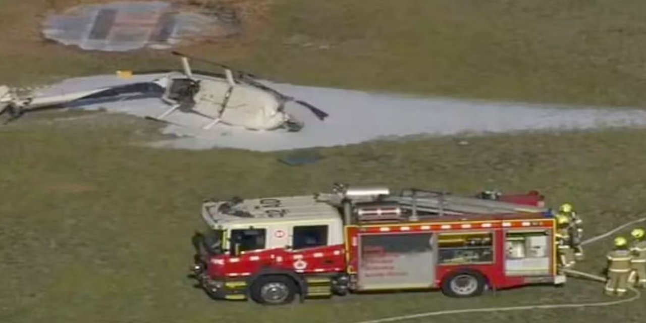 Avustralya’da helikopter kazası: 2 yaralı