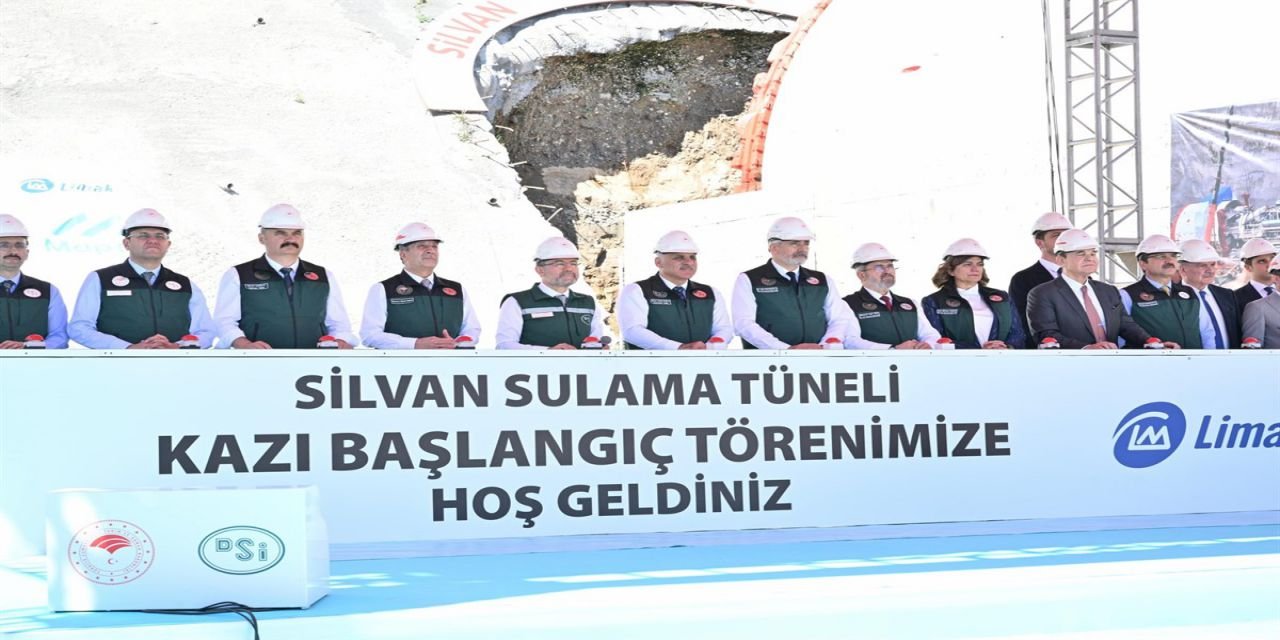 Silvan Barajından Batman’a içme Suyu Sağlayacak Tünelinin Kazısına Başlandı