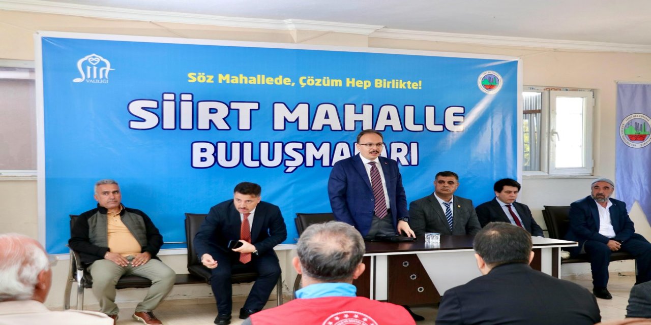Siirt'te yeni dönem: Belediye, mahallelerde vatandaşla birebir buluşuyor