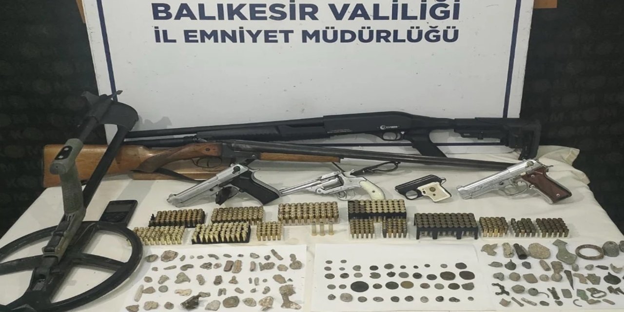 Balıkesir'de tarihi eser operasyonu: 1 gözaltı