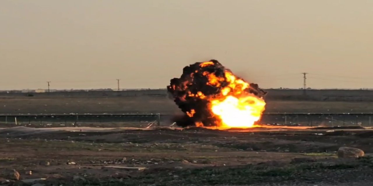 Suriye'den getirildiği tespit edilen 2 anti-tank mayını imha edildi