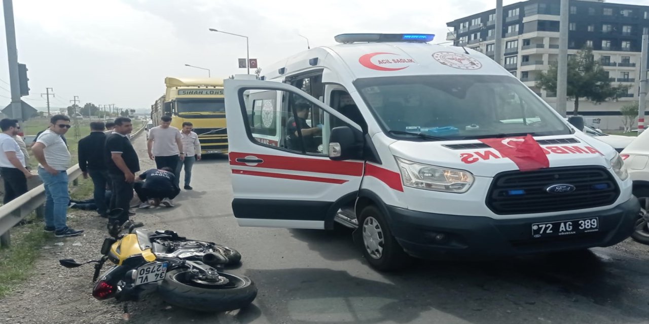Batman'da motosiklet eğitimi sırasında kaza