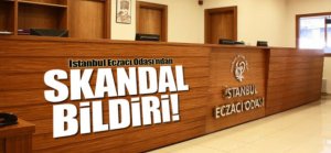 İstanbul Eczacı Odası'ndan meydana çıkan halkı 'terörist' ilan etti