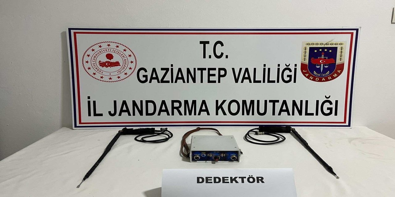 Gaziantep'te izinsiz kazı yapan 3 kişi yakalandı