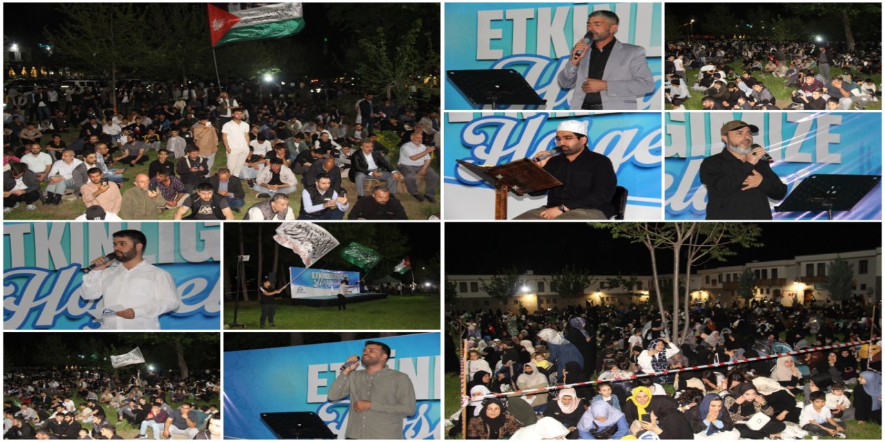 Diyarbakır'da "Filistin İçin Tek Yürek!" sloganıyla ilahi gecesi düzenlendi