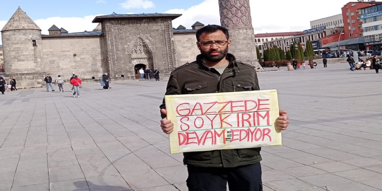 Gazze'deki açlığa dikkat çekmek isteyen Filistinli aktivist bir haftadır açlık grevinde