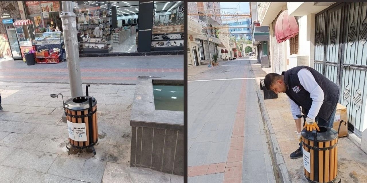 Batman'da 50 Yere Yeni Çöp Kovaları Yerleştirildi