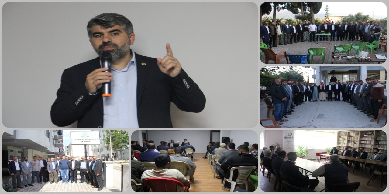 Milletvekili Dinç Osmaniye temasları kapsamında ziyaretler gerçekleştirdi