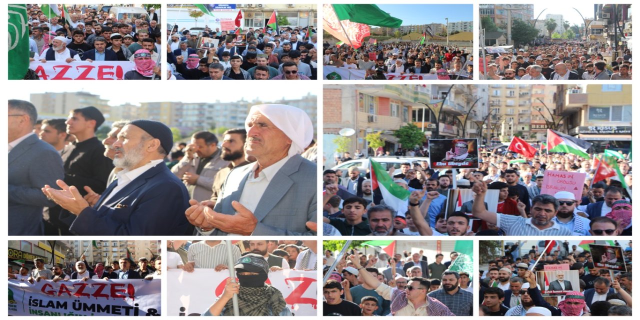 Kızıltepe halkı işgal rejimini telin etmek için meydanlara indi