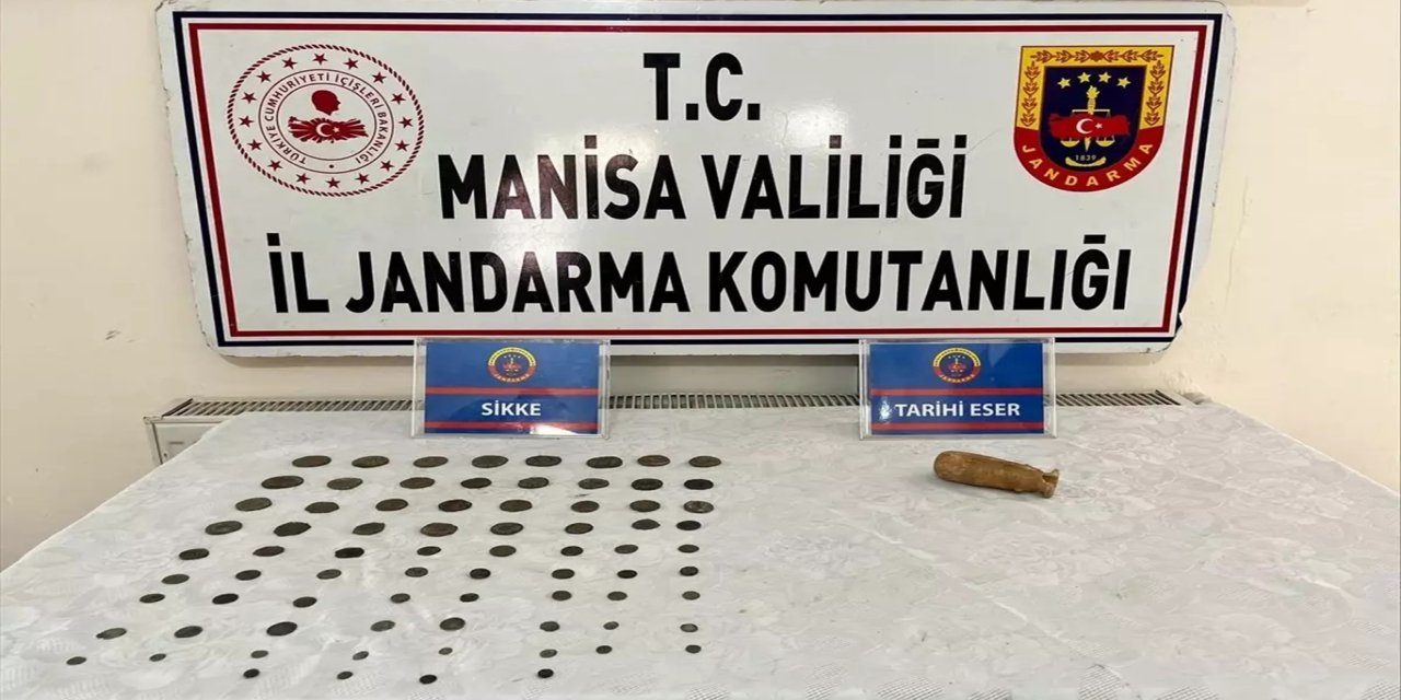 Manisa'da tarihi eser operasyonu: 1 gözaltı