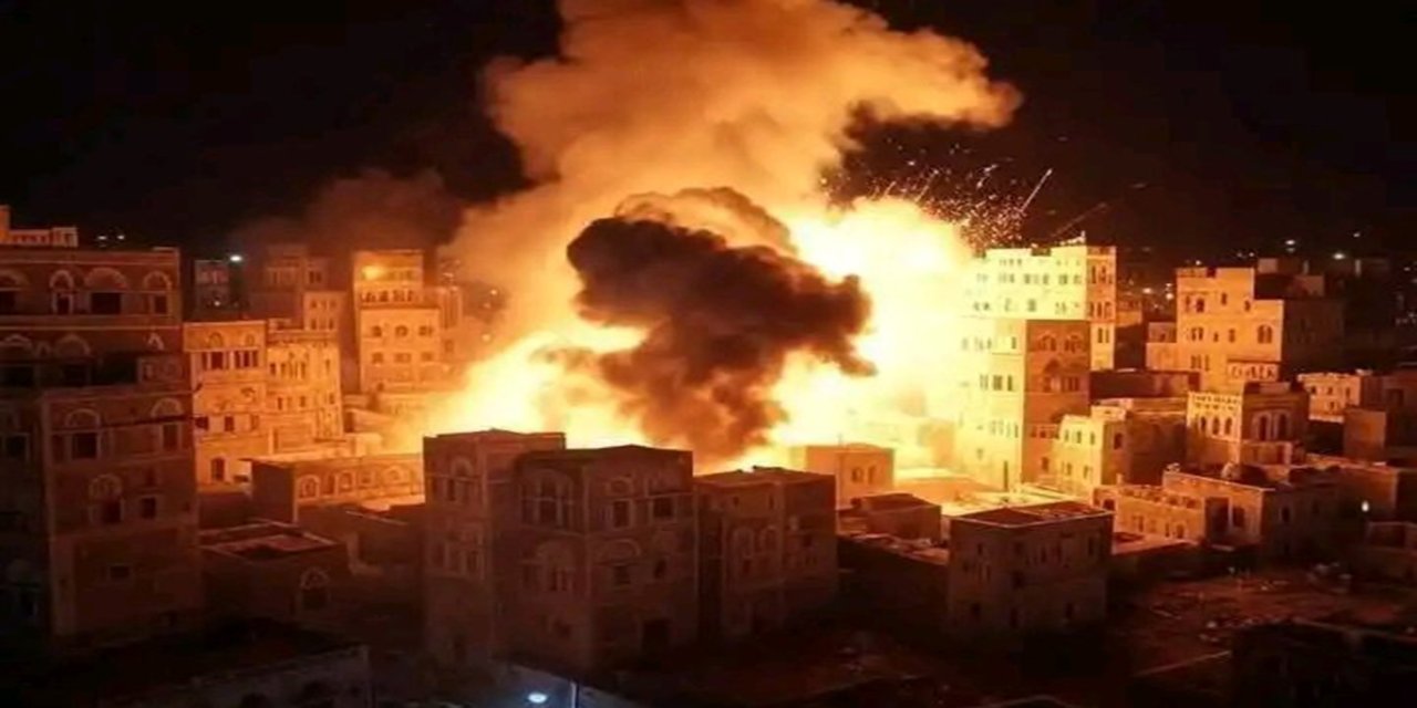 İşgalci ABD, Yemen'in Sana ve Amran kentlerine hava saldırısı düzenledi