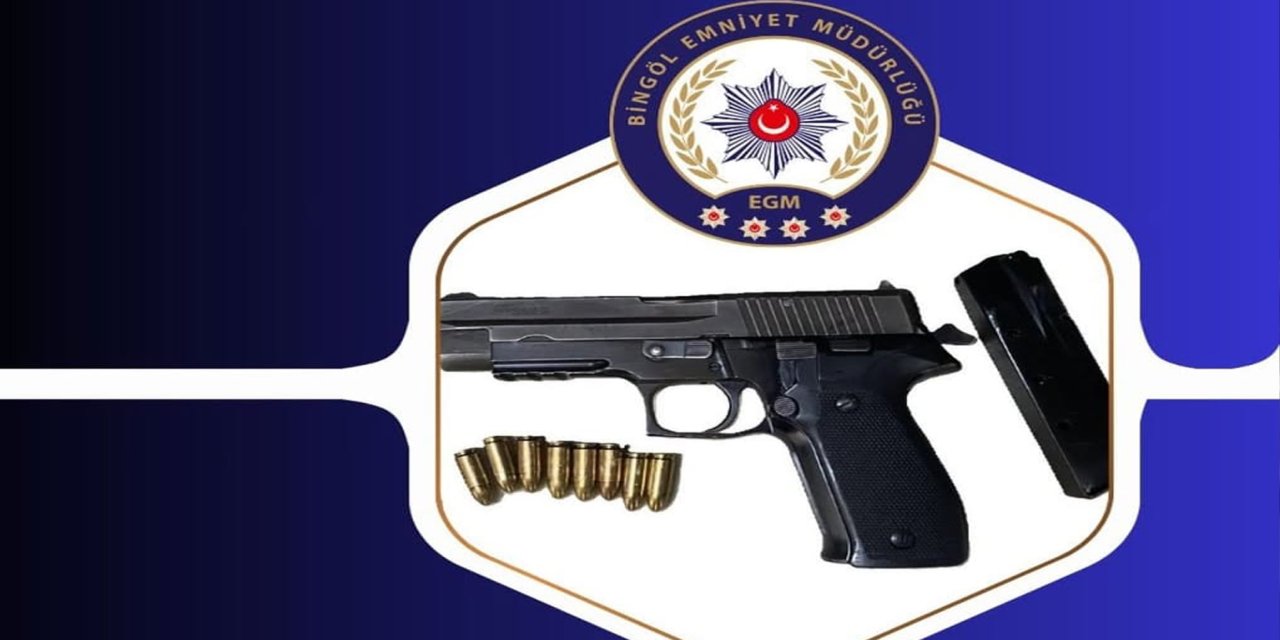 Bingöl'de ruhsatsız silah operasyonu: 1 kişi gözaltında