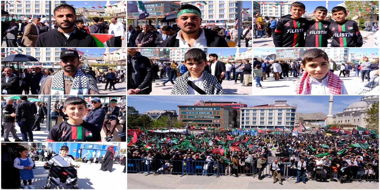 Van’da Mevlid-i Nebi’ye katılan gençler ve çocuklardan ortak mesaj: Gazze’deki zulüm bitsin artık