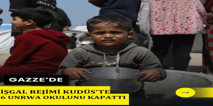 İşgal rejimi Kudüs'te 6 UNRWA okulunu kapattı