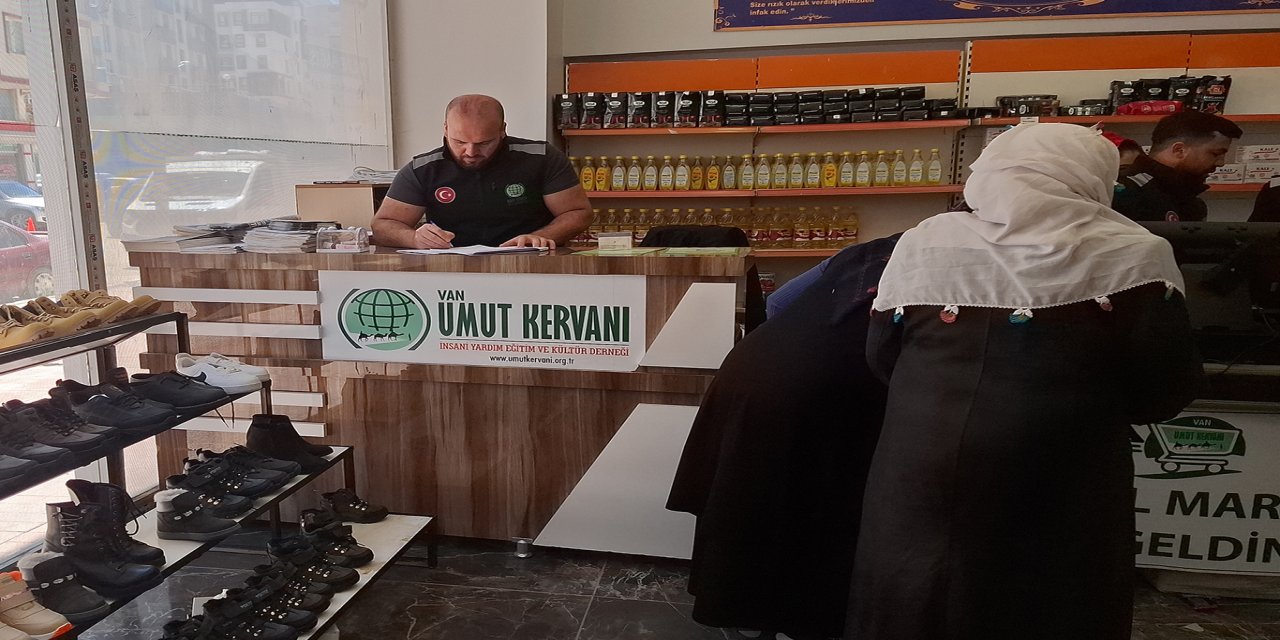 Van Umut Kervanı’ndan 350 aileye yardım