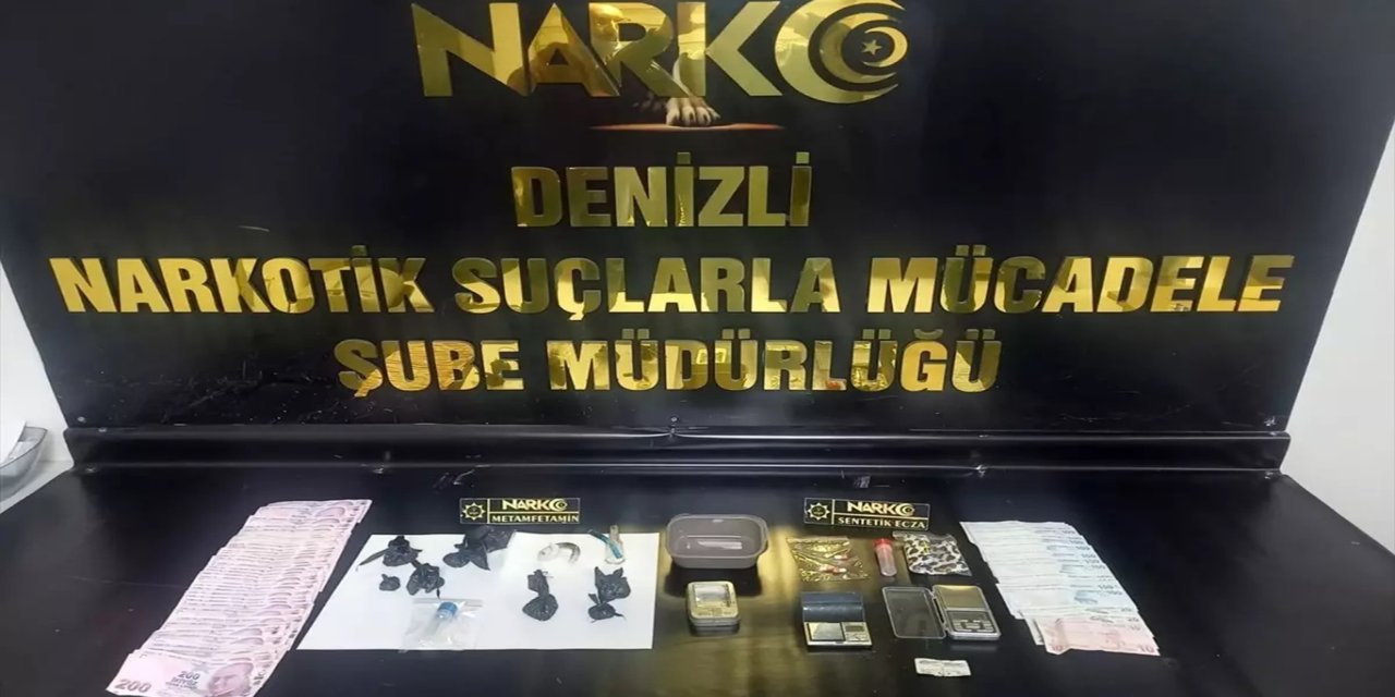Denizli'de uyuşturucu operasyonu: 22 gözaltı
