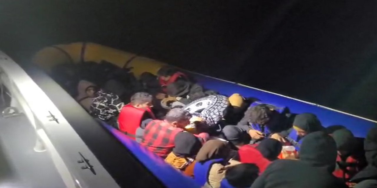 Muğla açıklarında 36 düzensiz göçmen yakalandı