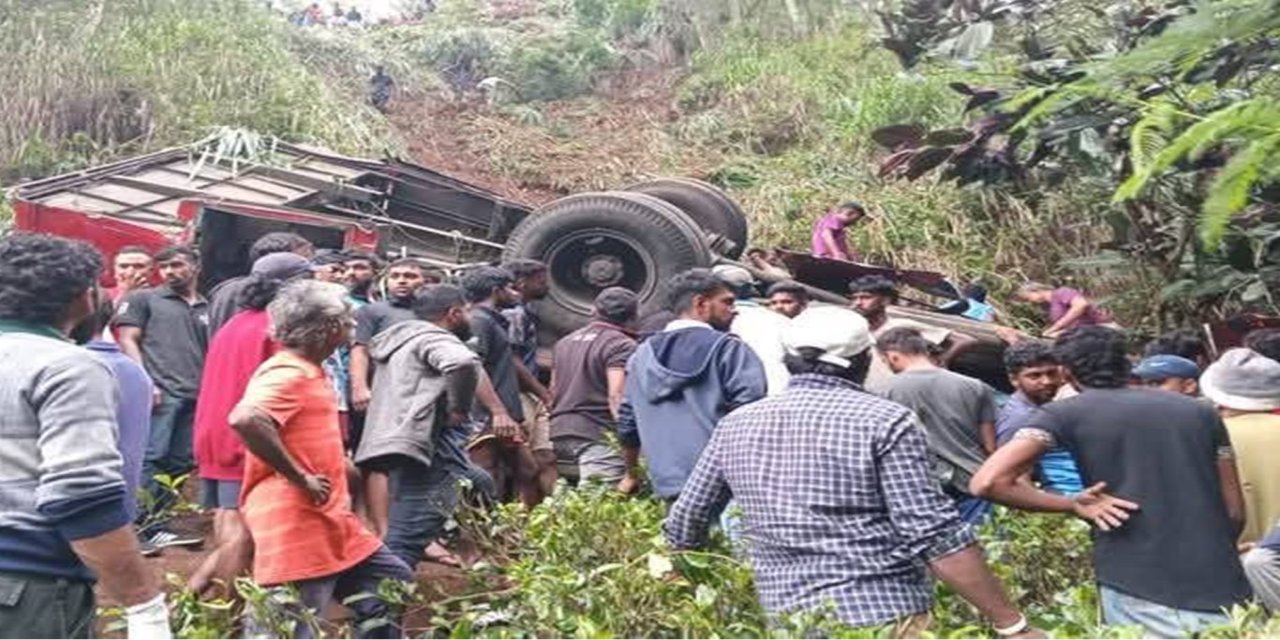 Sri Lanka'da yolcu otobüsü uçurumdan yuvarlandı: 21 ölü 14 yaralı