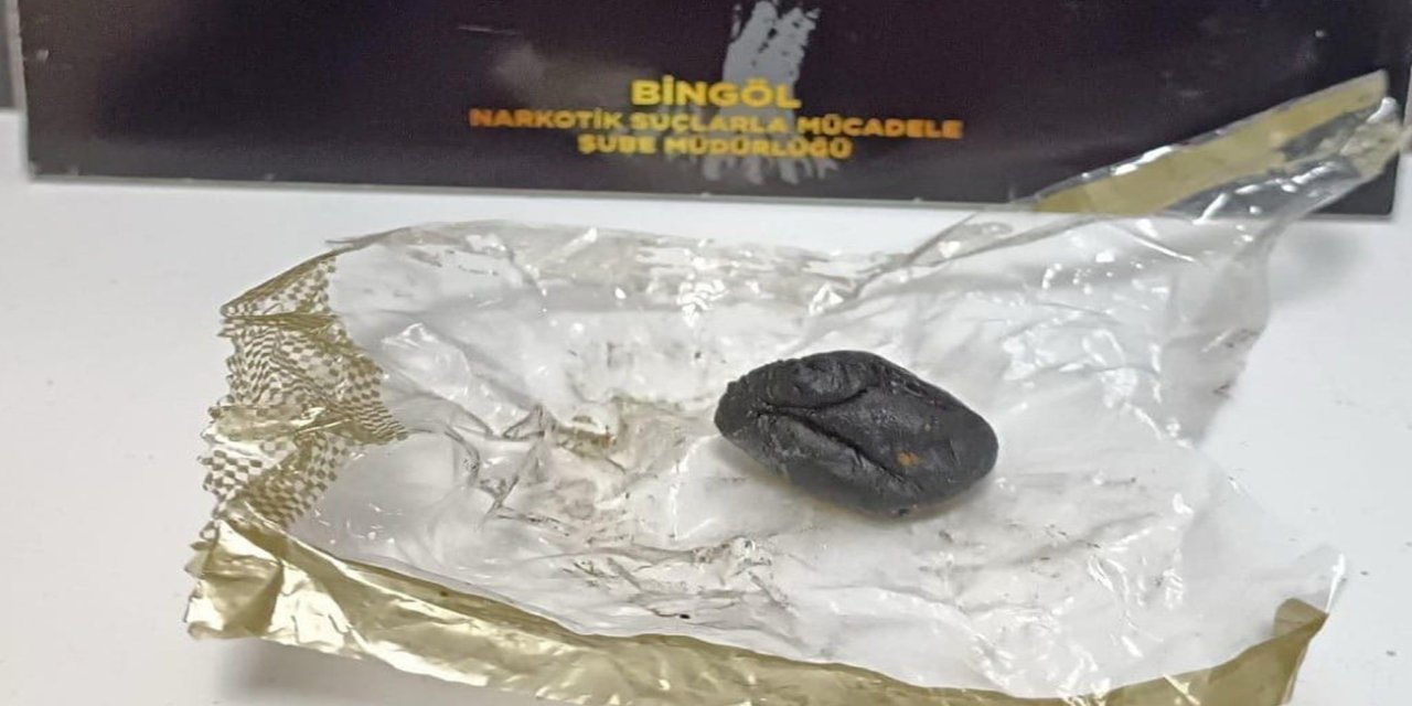Bingöl'de reçine esrar ele geçirildi