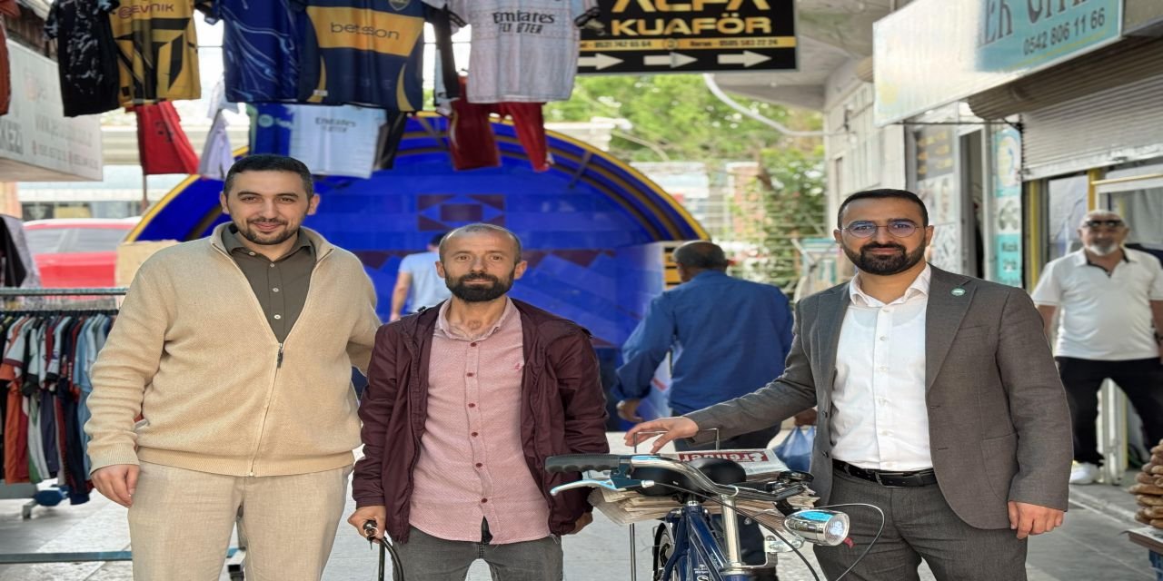 Bisikleti çalınan Yurtsever’e HÜDA PAR sahip çıktı
