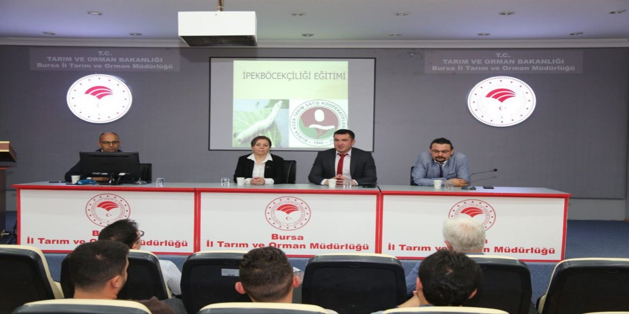 Bursa'da ipekböcekçiliği eğitimi başladı