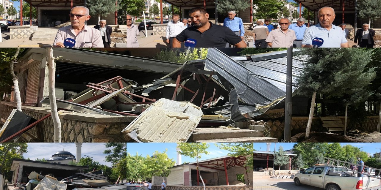 Batman Belediyesi, caminin giderlerini karşılamak için yapılmak istenen yeri yıktı