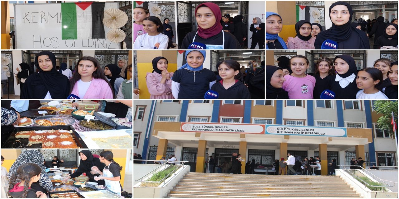 Batmanlı öğrencilerden Gazze için yardım kermesi: Gazze’deki soykırım sona ersin!