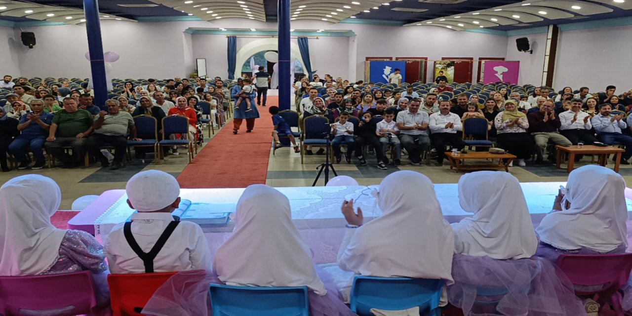 Anamur'da 4-6 yaş öğrencileri yıl sonu heyecanı yaşadı