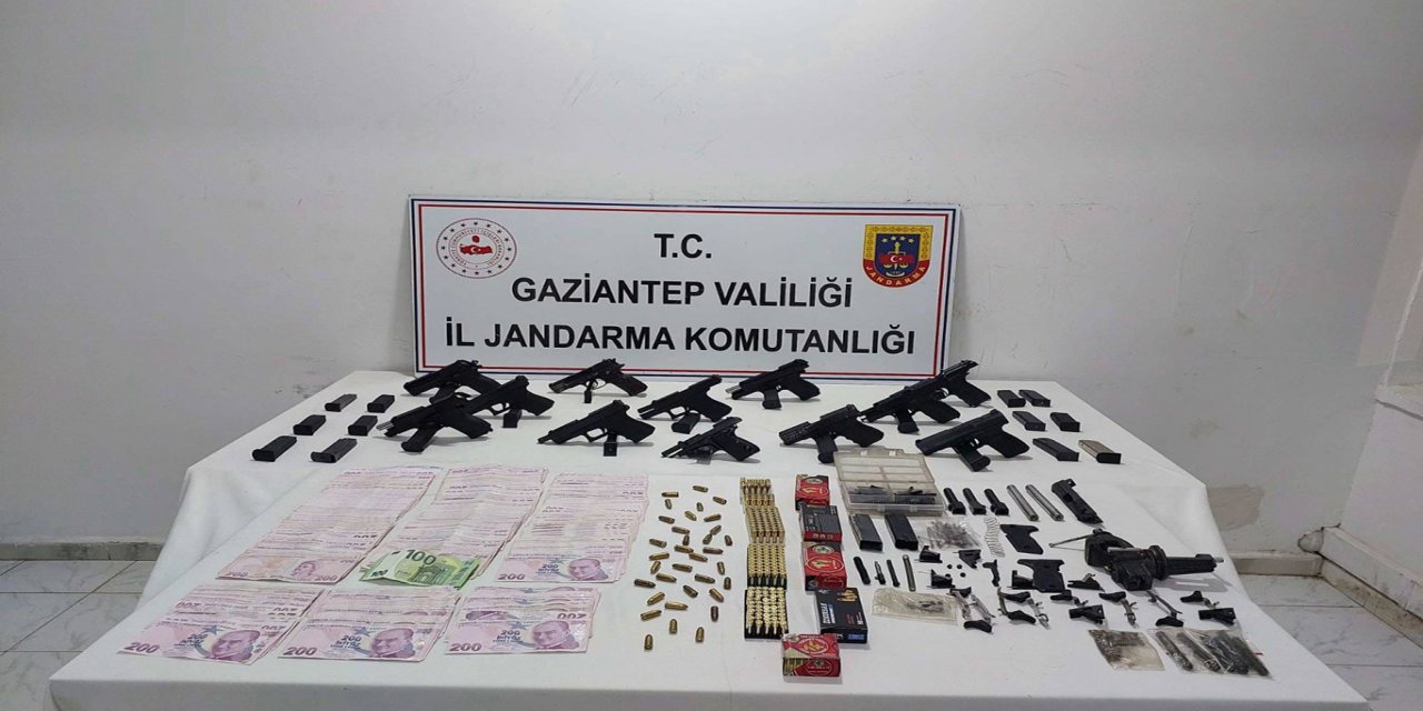 Gaziantep'te silah kaçakçılığı operasyonu: 2 tutuklama
