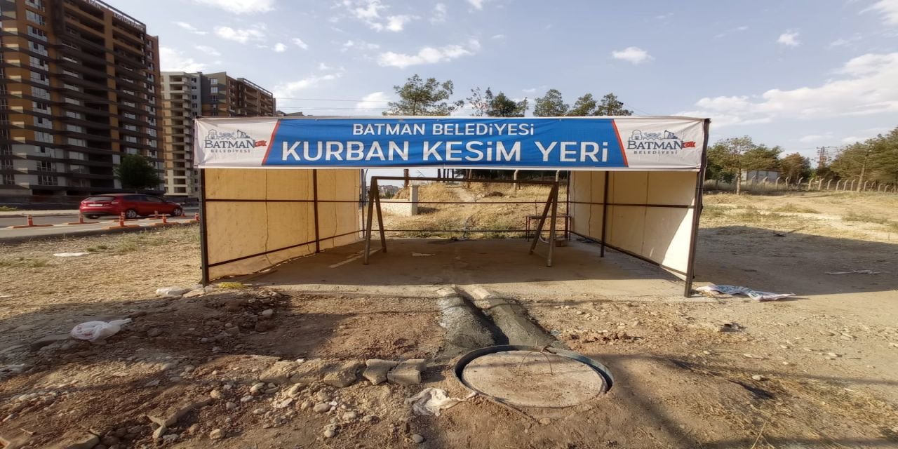 Batman'da Kurban Bayramı Hazırlığı: Kurban kesim yerleri belirlendi